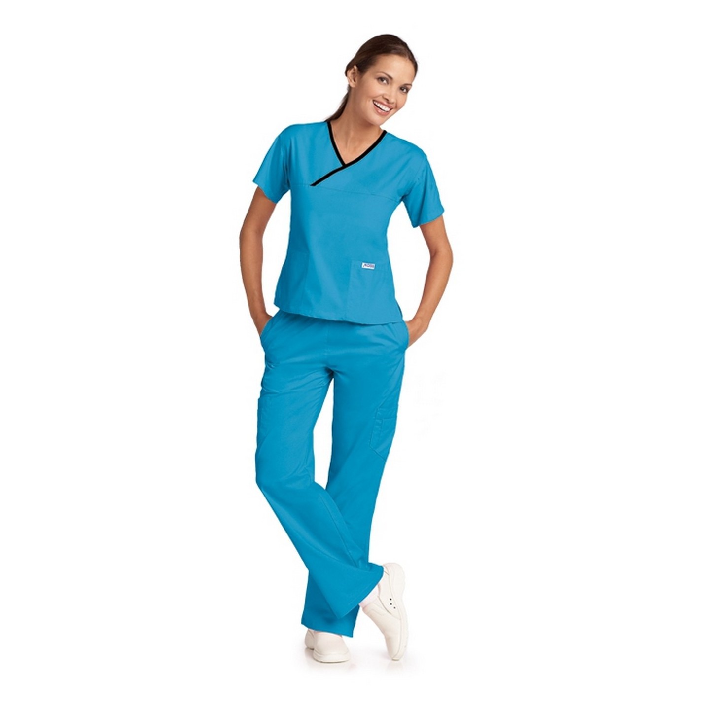 *VENTE FINALE Aqua/Black MOBB 323/312 Ensemble de gommage en deux pièces Criss Cross Flip Flap