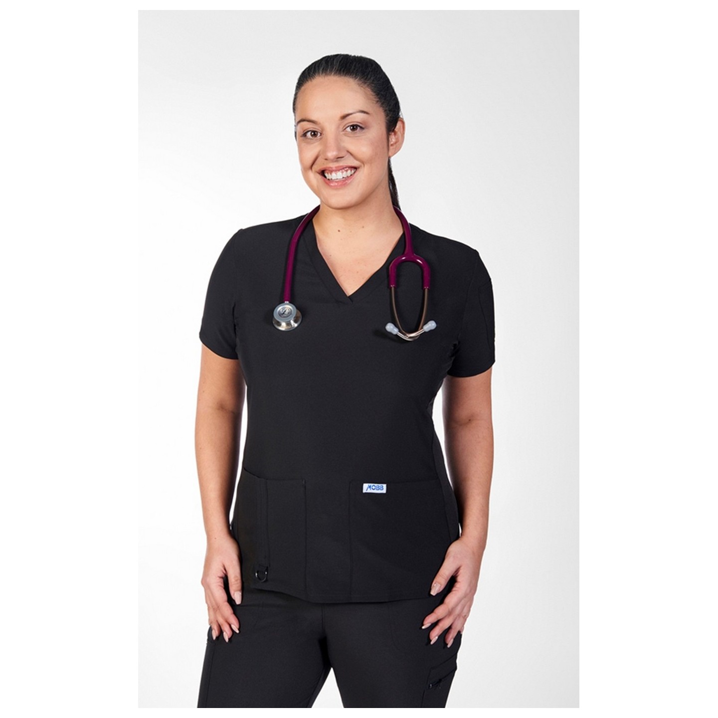 T8020 The Rose - MOBB Mentality Scrub Top
