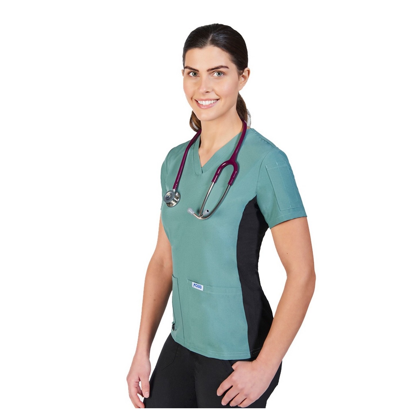 T8020 The Rose - MOBB Mentality Scrub Top