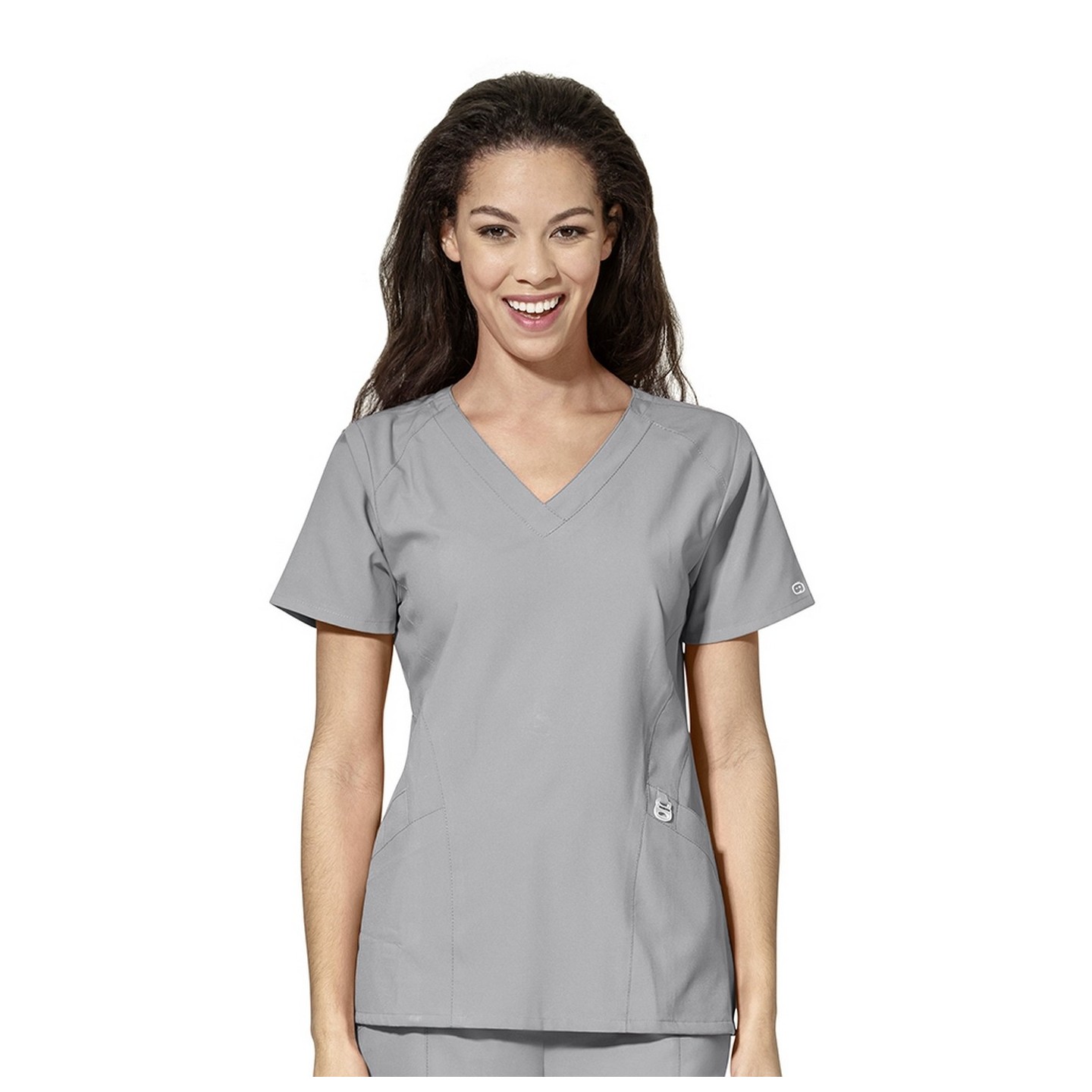 6155 W123 de Wonderwink - Haut en V stylisé pour femme