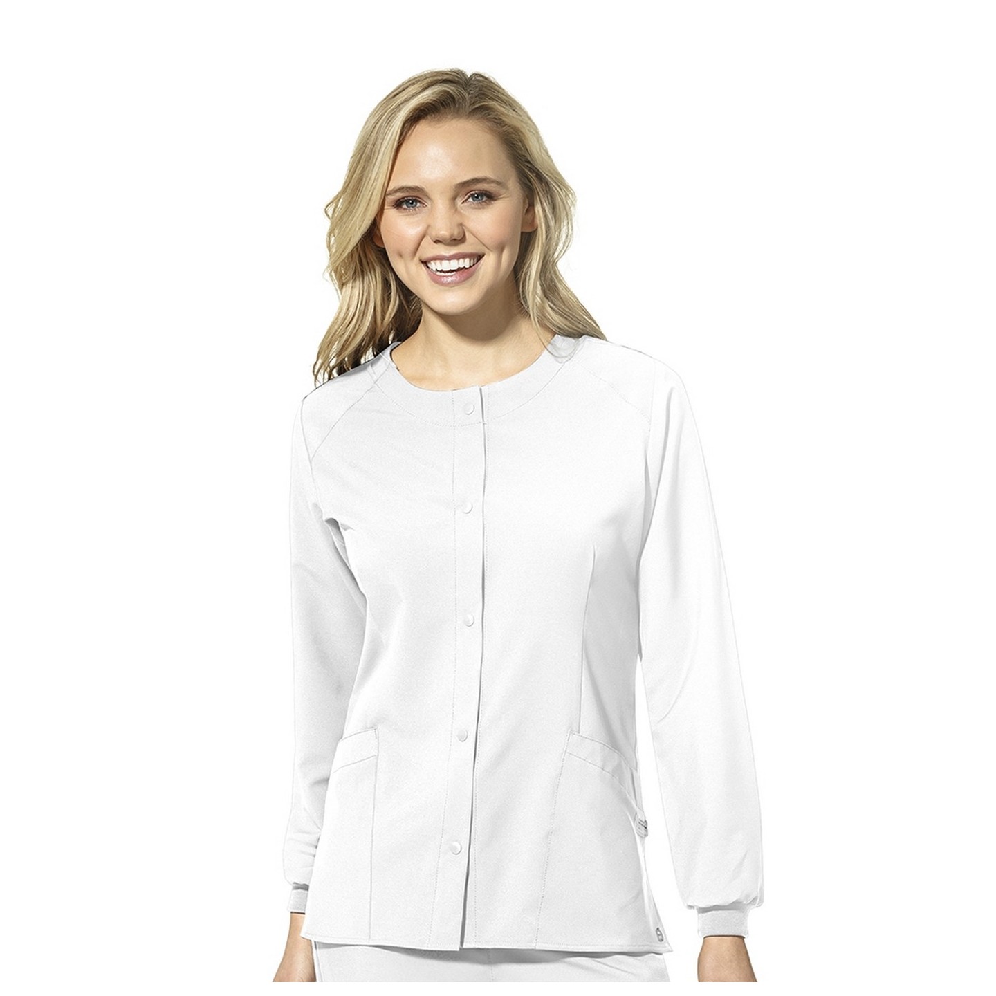 8155 W123 by WonderWink - Veste d'échauffement ras du cou pour femme