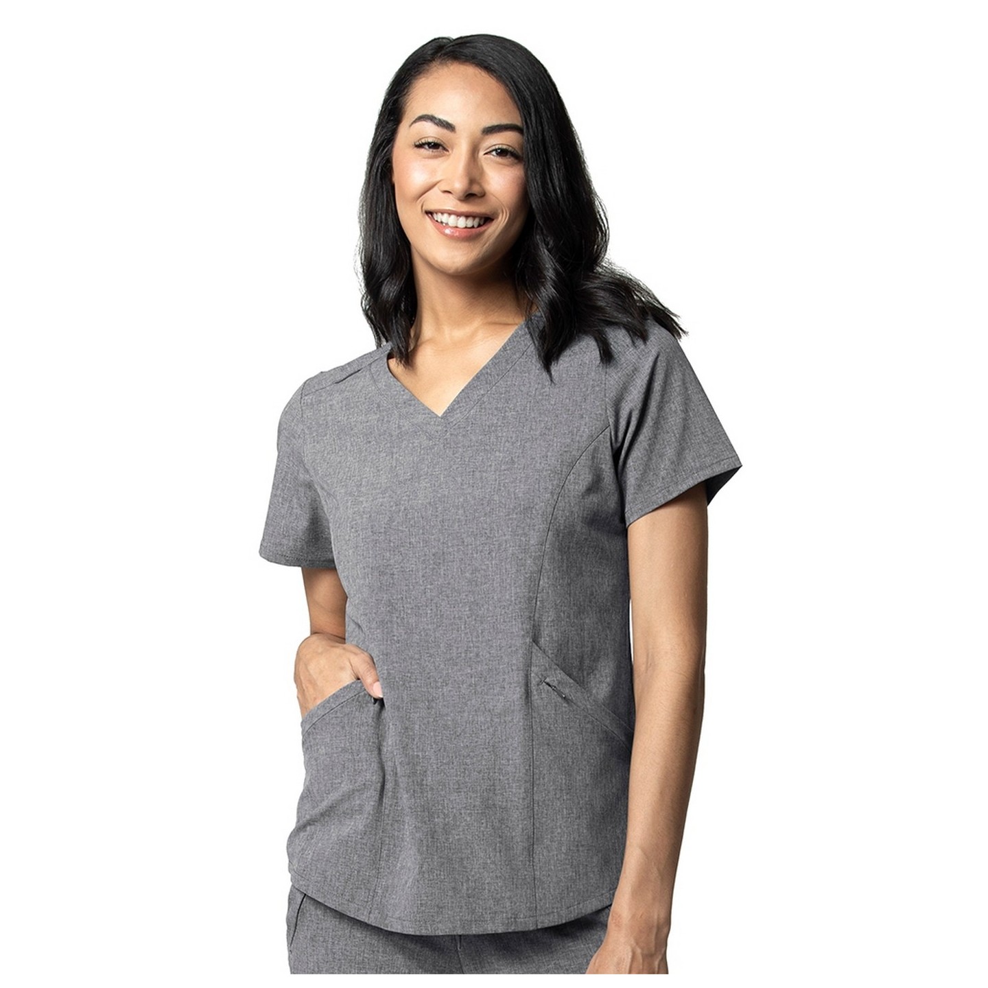 6134 WonderWink Renew Women's V-Neck Top