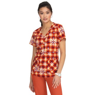 1077PR Planet koi Haut à Encolure 'Y' Stella Imprimer - Merry and Bright