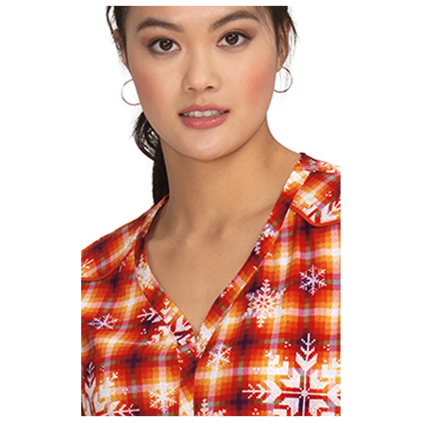 1077PR Planet koi Haut à Encolure 'Y' Stella Imprimer - Merry and Bright