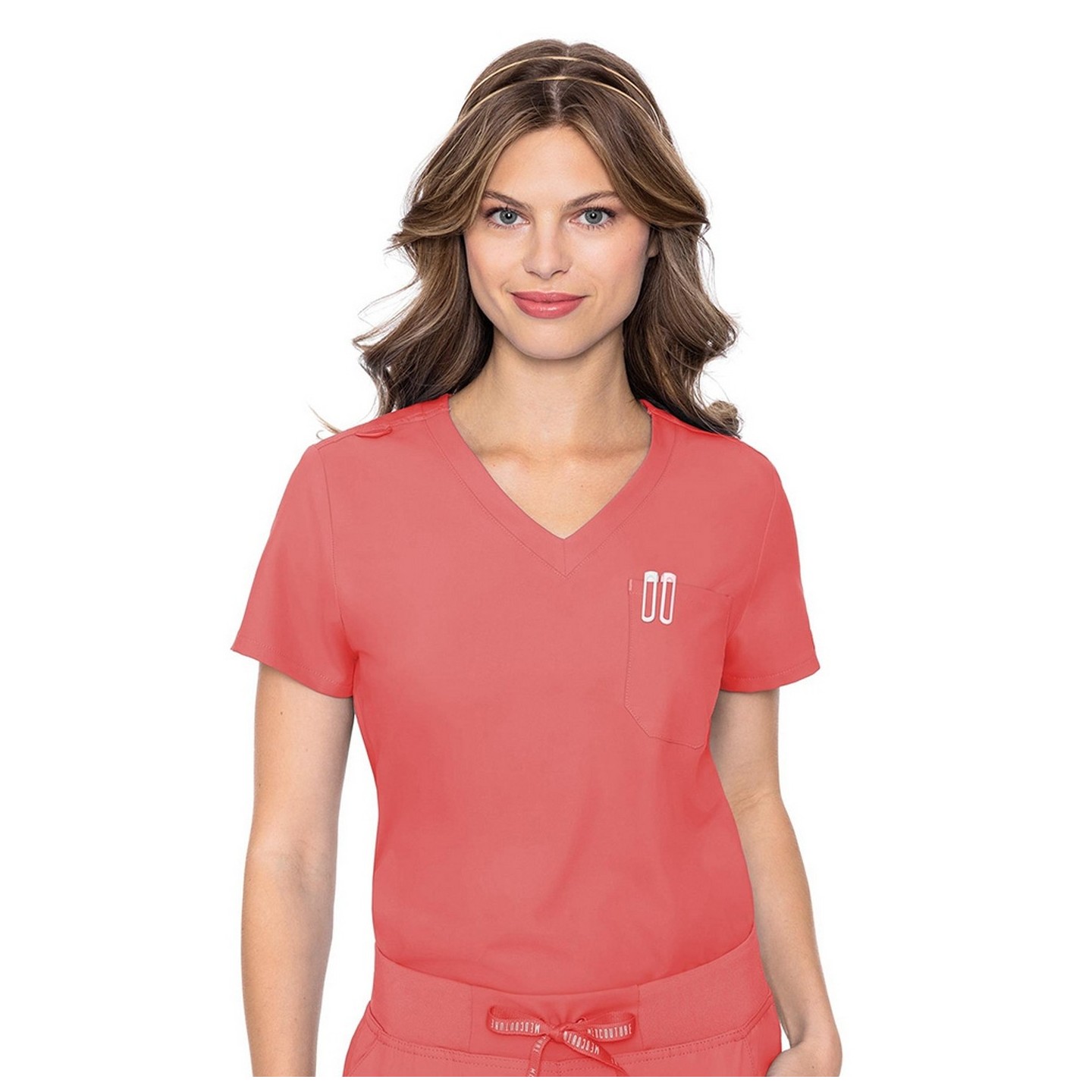 2432 Med Couture Insight Haut d'Uniforme à Une Poche