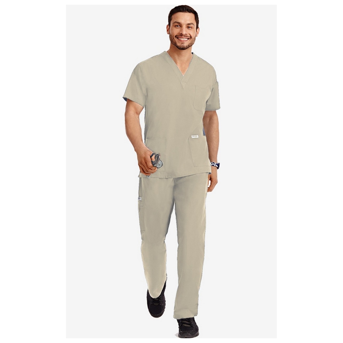 *VENTE FINALE CEIL BLUE 310/307-Petite MOBB Scrub Set Top & Pant