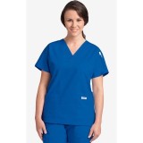 MOBB Classic 3 Pocket Scrub Top - Royal Blue (RO)