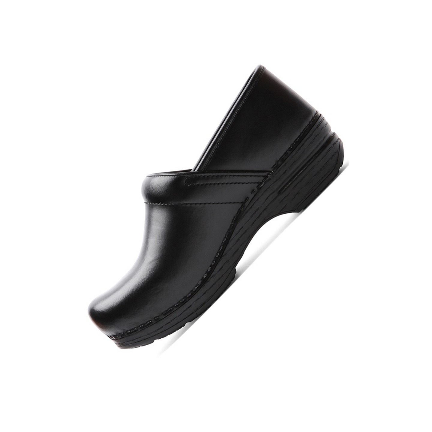 The Professional par Dansko (Femmes) - Black Cabrio Leather