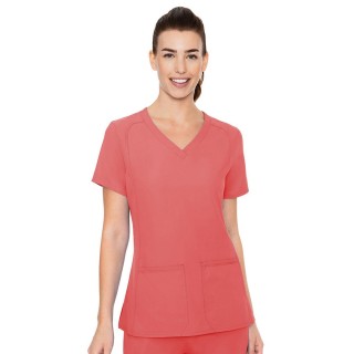 2468 Med Couture Insight Side Pocket Scrub Top