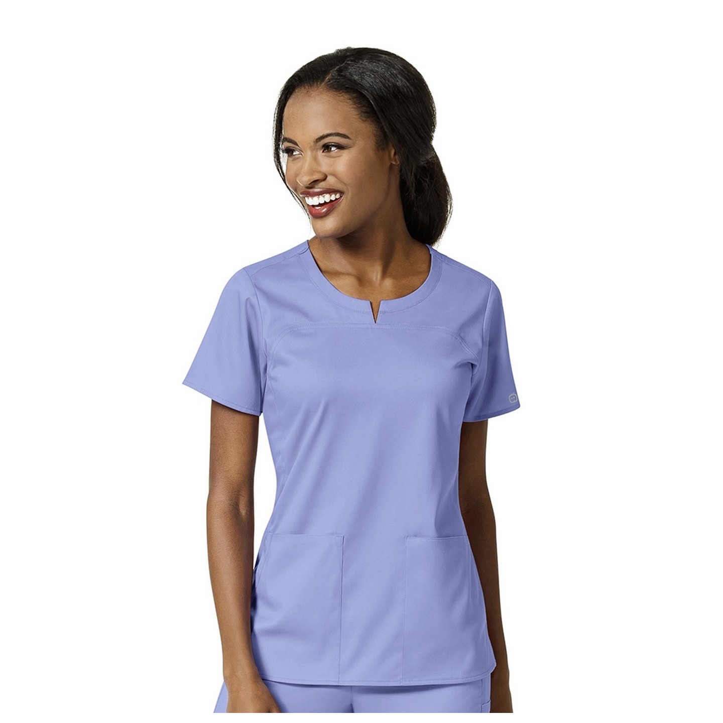 6419 WonderWink PRO Women's 4 Pocket Notch Neck Top
