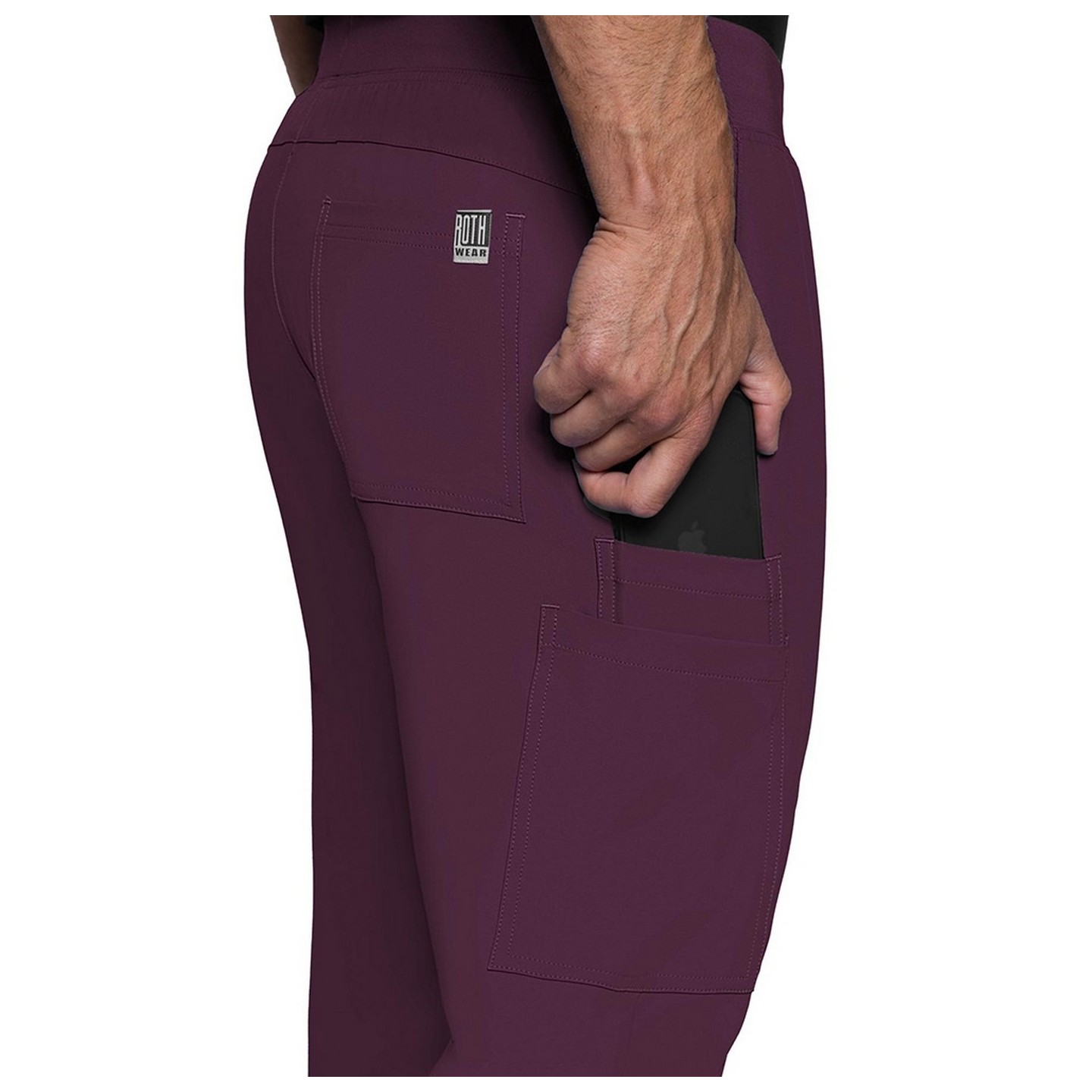 2772 Med Couture Rothwear Insight Patalon a Jambe Droite pour Hommes