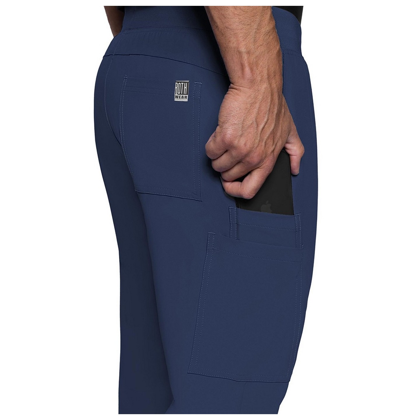 2772 Med Couture Rothwear Insight Patalon a Jambe Droite pour Hommes