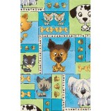 *FINAL SALE 4700 - Cherokee Prints V-Neck Scrub Top in Pet Shop Boys