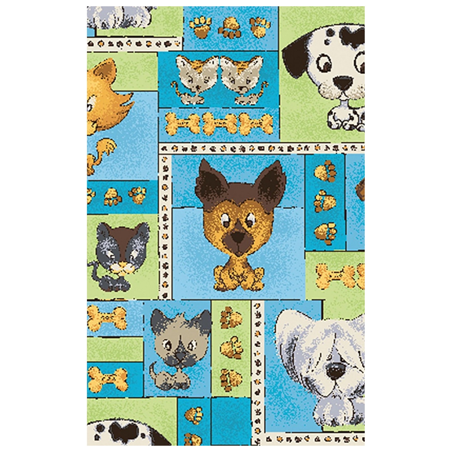 *FINAL SALE 4700 - Cherokee Prints V-Neck Scrub Top in Pet Shop Boys