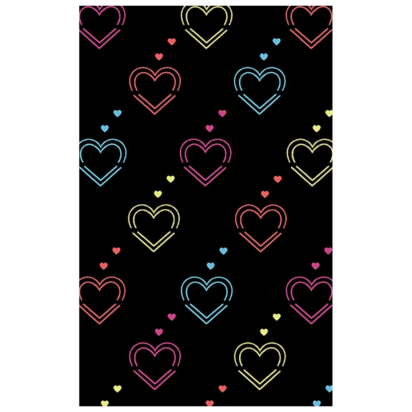 *FINAL SALE 4700 - Cherokee Prints V-Neck Scrub Top in Hearts On The Line