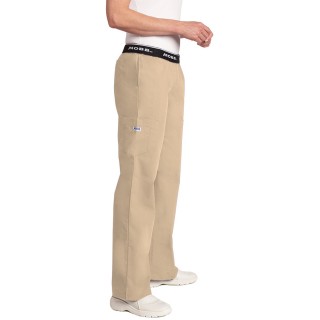 312P-TALL Khaki Boot Cut Flip Flap MOBB Scrub Pant