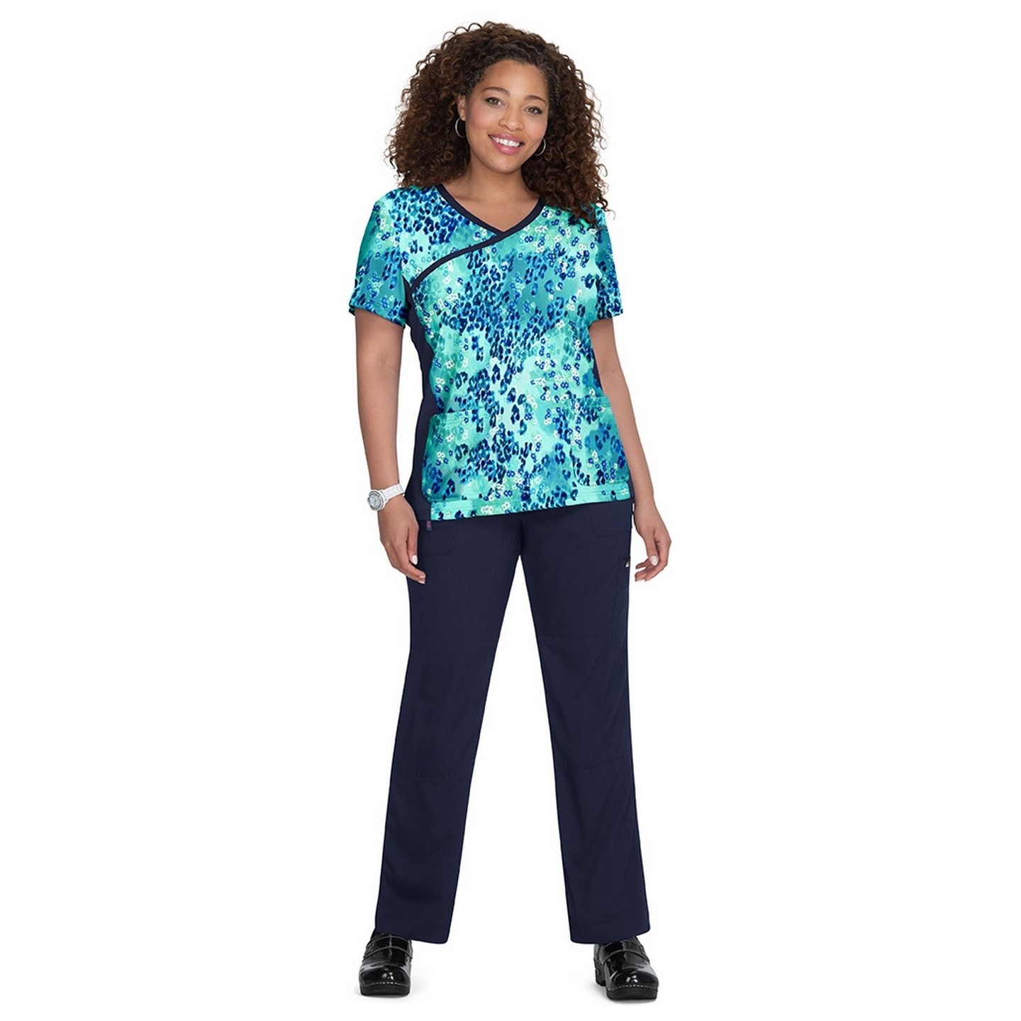 385PR koi Raquel Print Top - Animal Petals