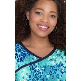 385PR koi Raquel Print Top - Animal Petals