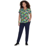 F100PR French Bull par Koi Haut Classique 'Lulu' Imprimé - Sea Horse