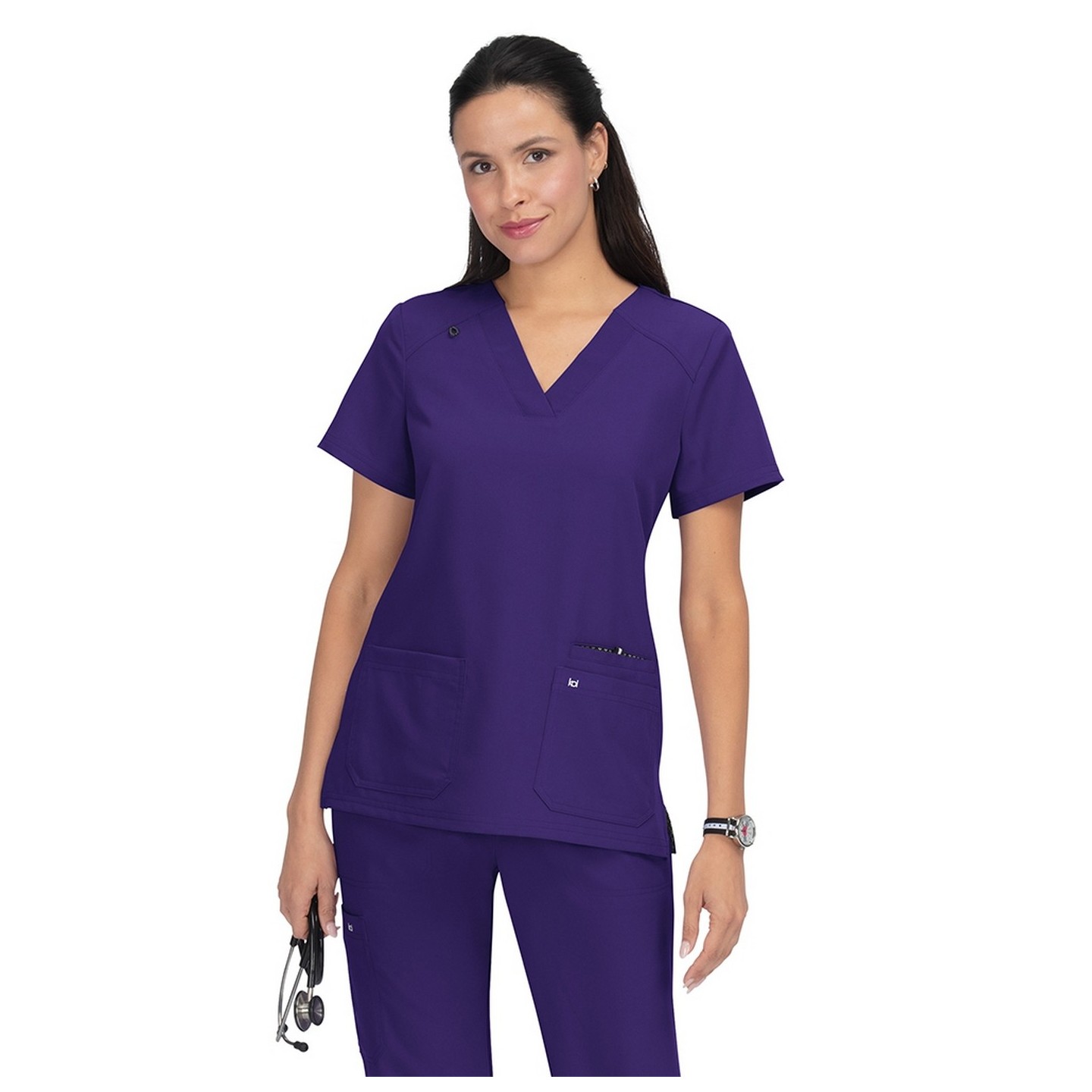 1019 koi Next Gen Hustle and Heart 3 Pocket Scrub Top