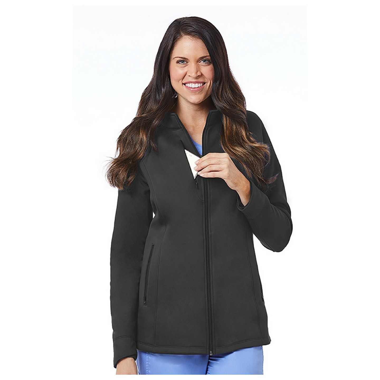 3812 Womens Warm-up Bonded Fleece Jacket