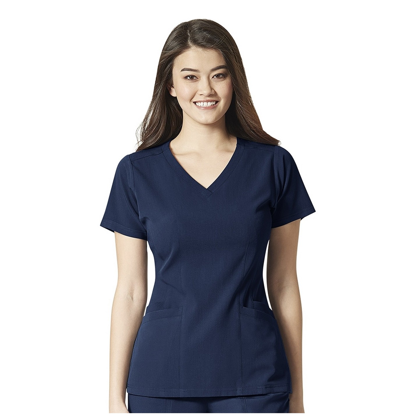 6129 WonderWink Aero Women's Flex Back V-Neck Top