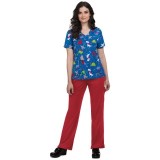 384PR koi Basics Leslie Top - Holiday Dino