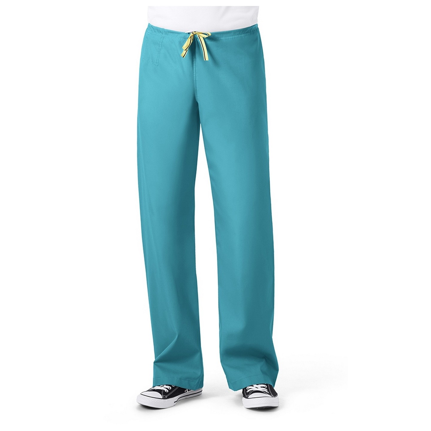 5006 WonderWink Origins Papa Unisex Drawstring Scrub Pants - Real Teal