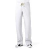 5006 WonderWink Origins Papa Unisex Drawstring Scrub Pants - White