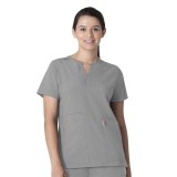 C12213 Carhartt Force Modern Fit Women's Notch Neck Tunic Scrub Top