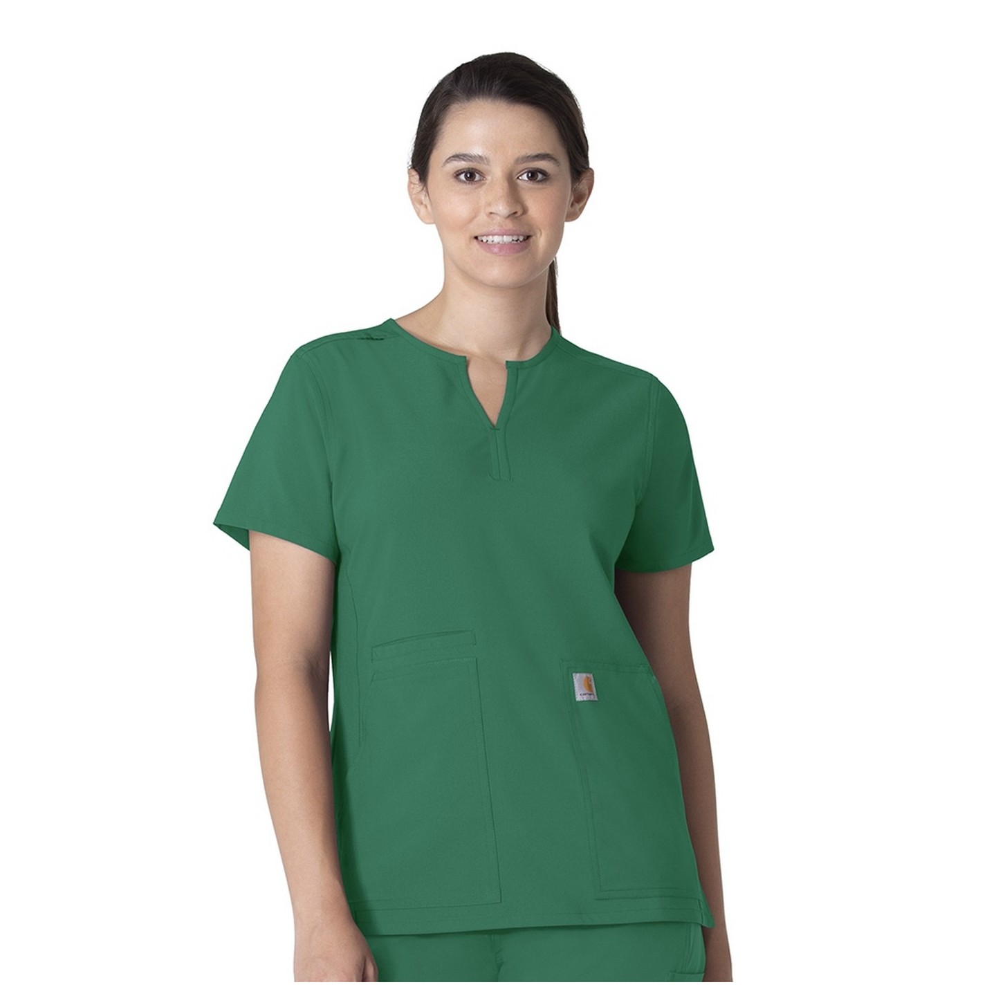 C12213 Carhartt Force Modern Fit Women's Notch Neck Tunic Scrub Top