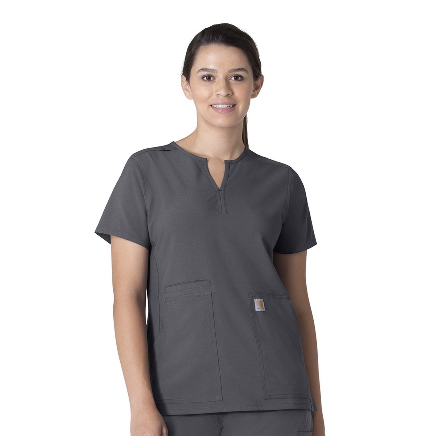 C12213 Carhartt Force Modern Fit Women's Notch Neck Tunic Scrub Top