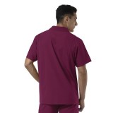 6055 W123 by WonderWink Men's Collar Top