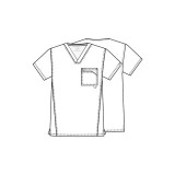 *VENTE FINALE Top col V noir pour homme CHEROKEE Antimicrobien