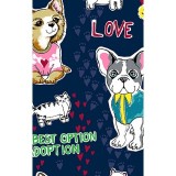 *VENTE FINALE Veste d'échauffement à boutons-pression sur le devant en Adopt Don't Shop - Dickies Prints
