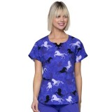 *FINAL SALE Round Neck Top in Always Be A Unicorn - HeartSoul Prints