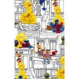 *VENTE FINALE Haut imprimé à col en V dans In My Neighborhood - Cherokee Tooniforms