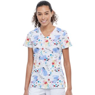 *VENTE FINALE Haut à col en V Be Eeyore - Cherokee Tooniforms