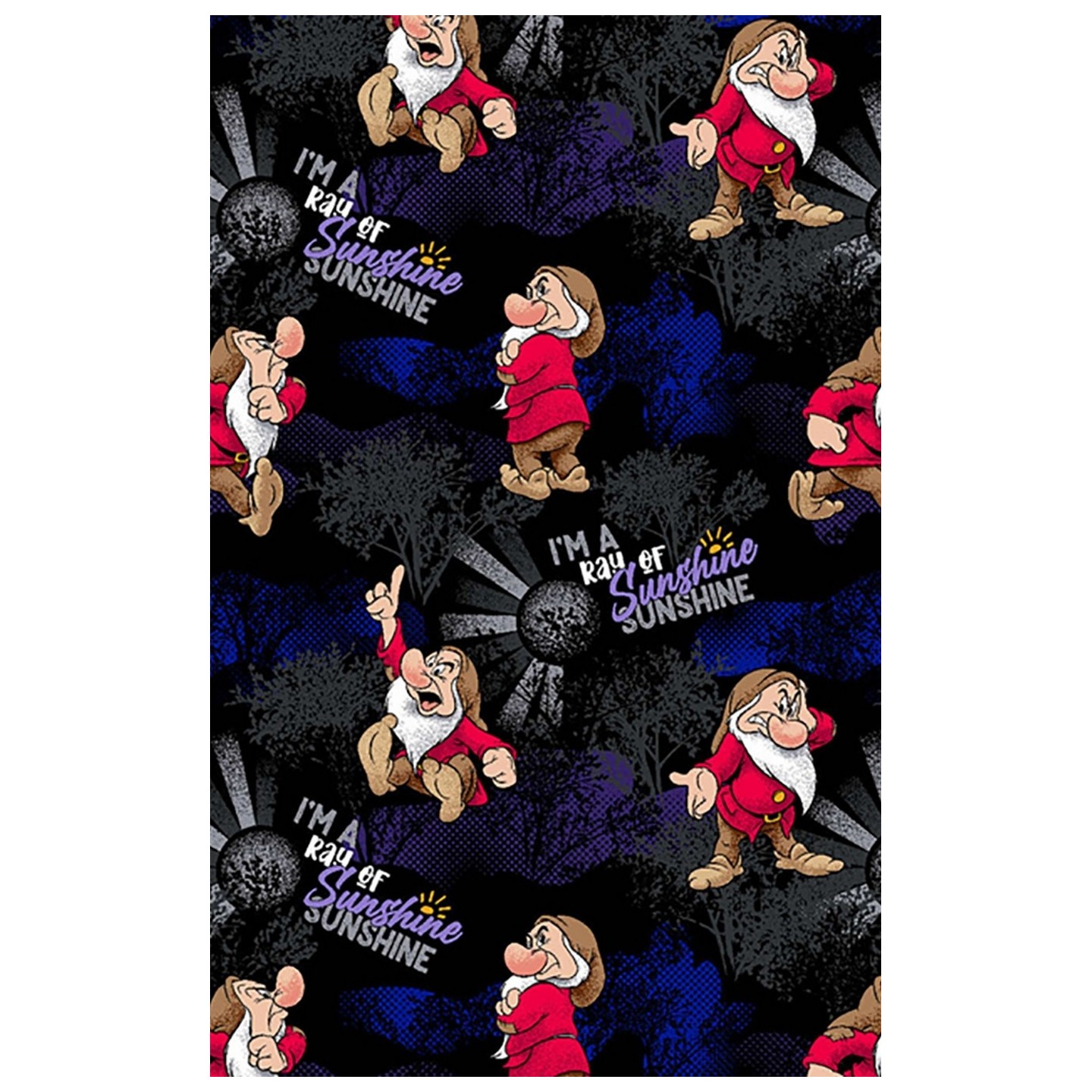 *VENTE FINALE Haut imprimé à col en V unisexe Ray Of Sunshine - Cherokee Tooniforms