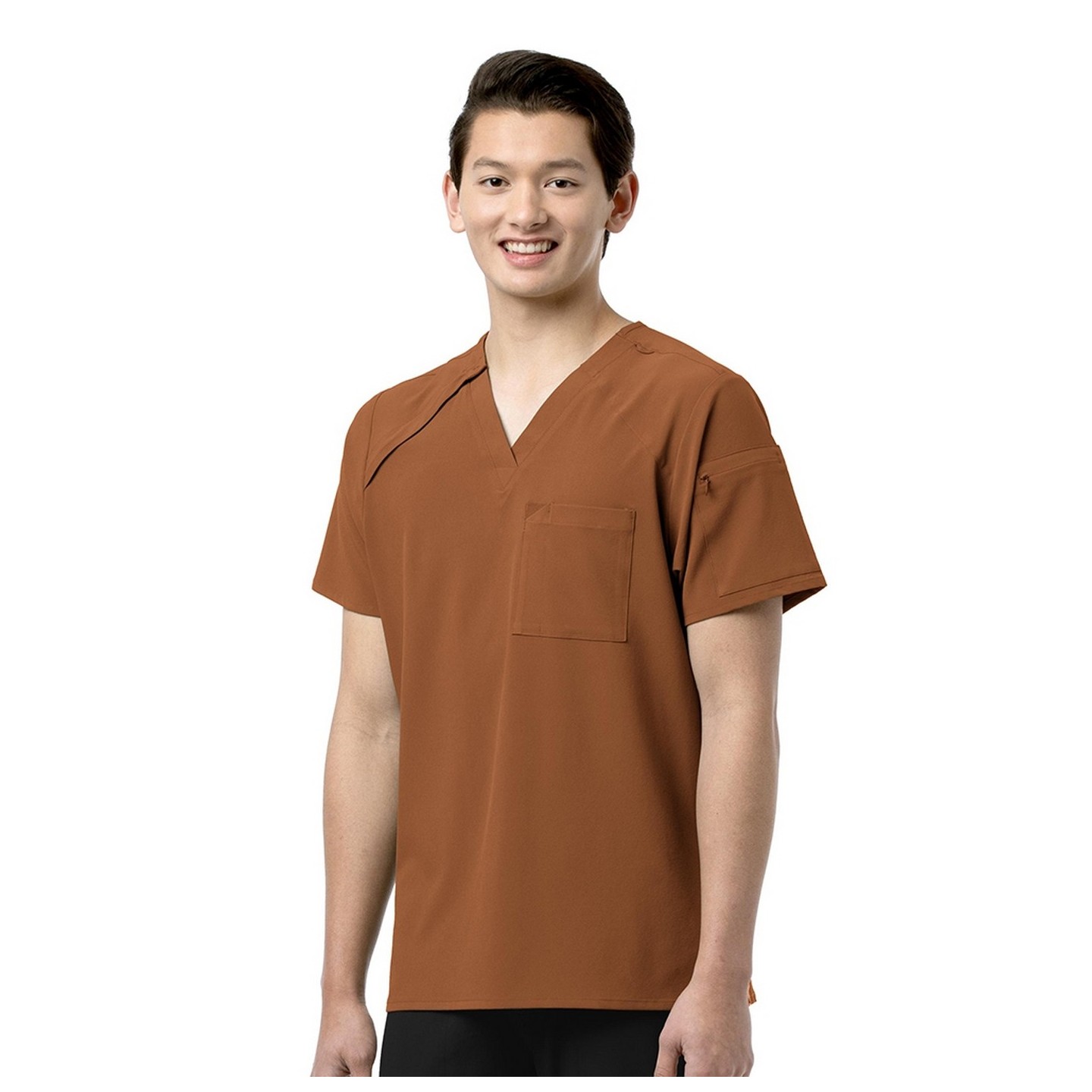 6034 WonderWink Renew Men’s EZ Zip Top