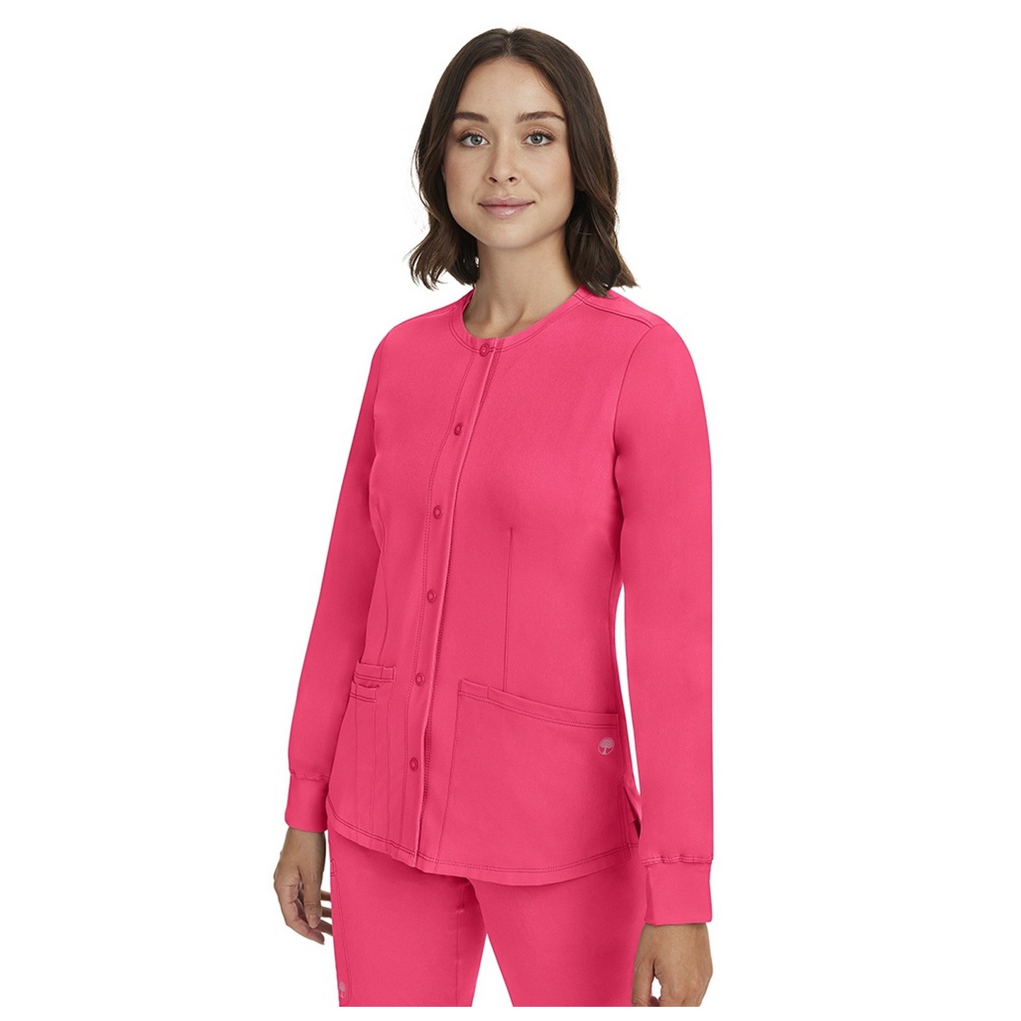 5500 HH Works by Healing Hands Megan Round Neck Warm-Up Scrub Jacket