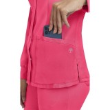 5500 HH Works by Healing Hands Megan Round Neck Warm-Up Scrub Jacket
