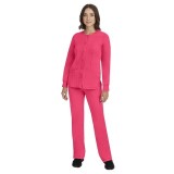 5500 HH Works by Healing Hands Megan Round Neck Warm-Up Scrub Jacket