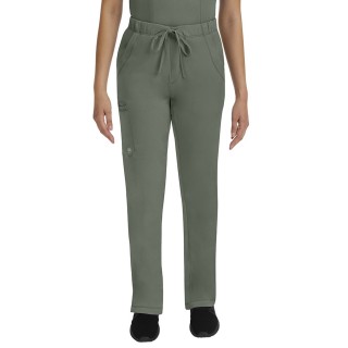 9560P Petite Rebecca HH Works 6 Pocket Drawstring Waist Straight Leg Cargo Scrub Pants - Inseams: 29 1/2"
