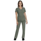 9560T TALL Rebecca HH Works Pantalon Scrub Cargo jambe droite à 6 poches avec cordon de serrage - Entrejambes: 33po et 1/2