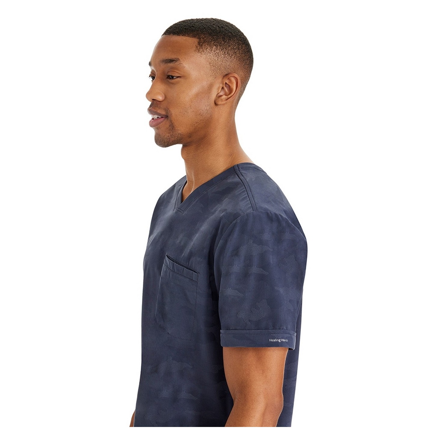 2360 Healing Hands Purple Label Men's Jack Camo Top