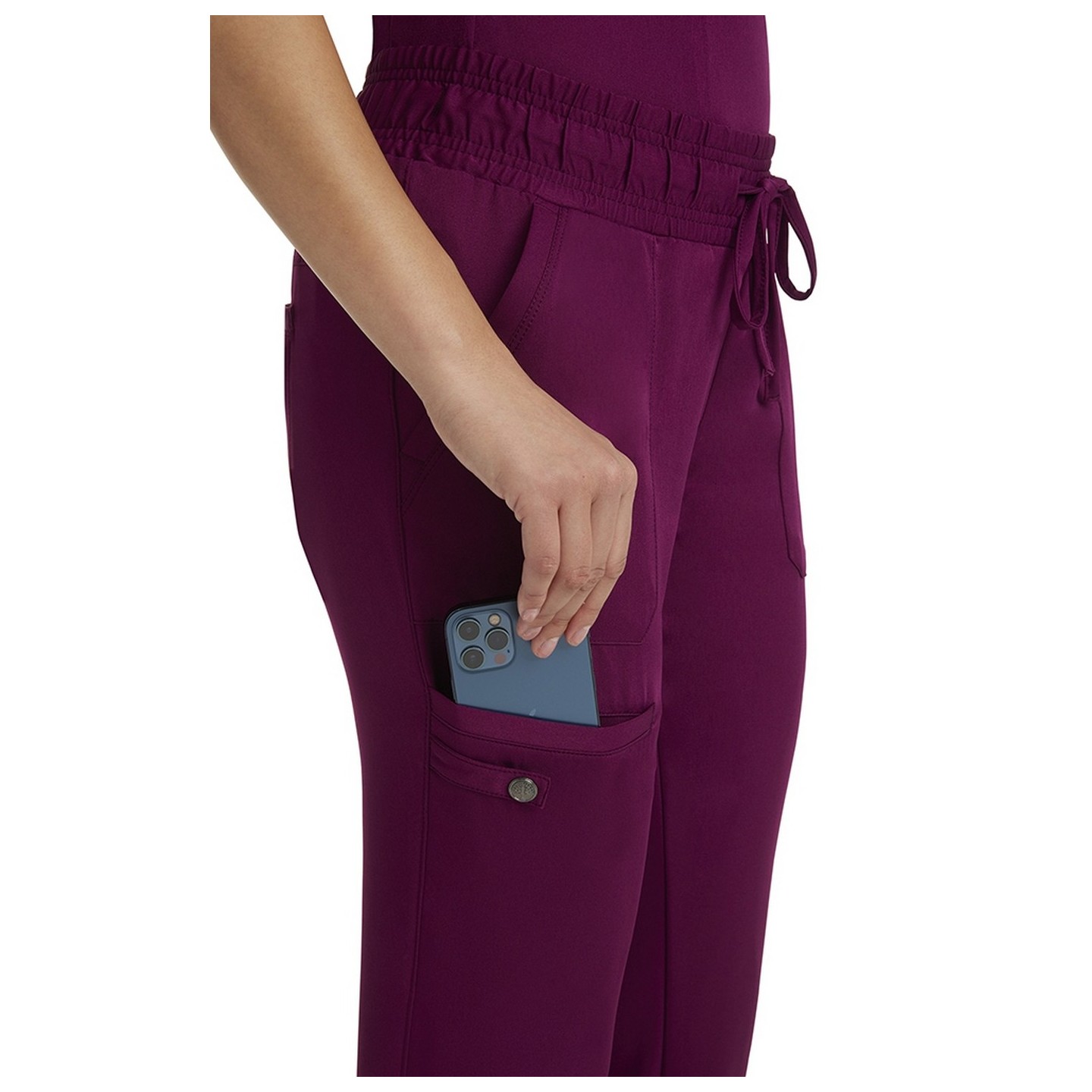 9575 HH Works by Healing Hands Renee Jogger With Full Elastic Waistband And Drawstring Pant