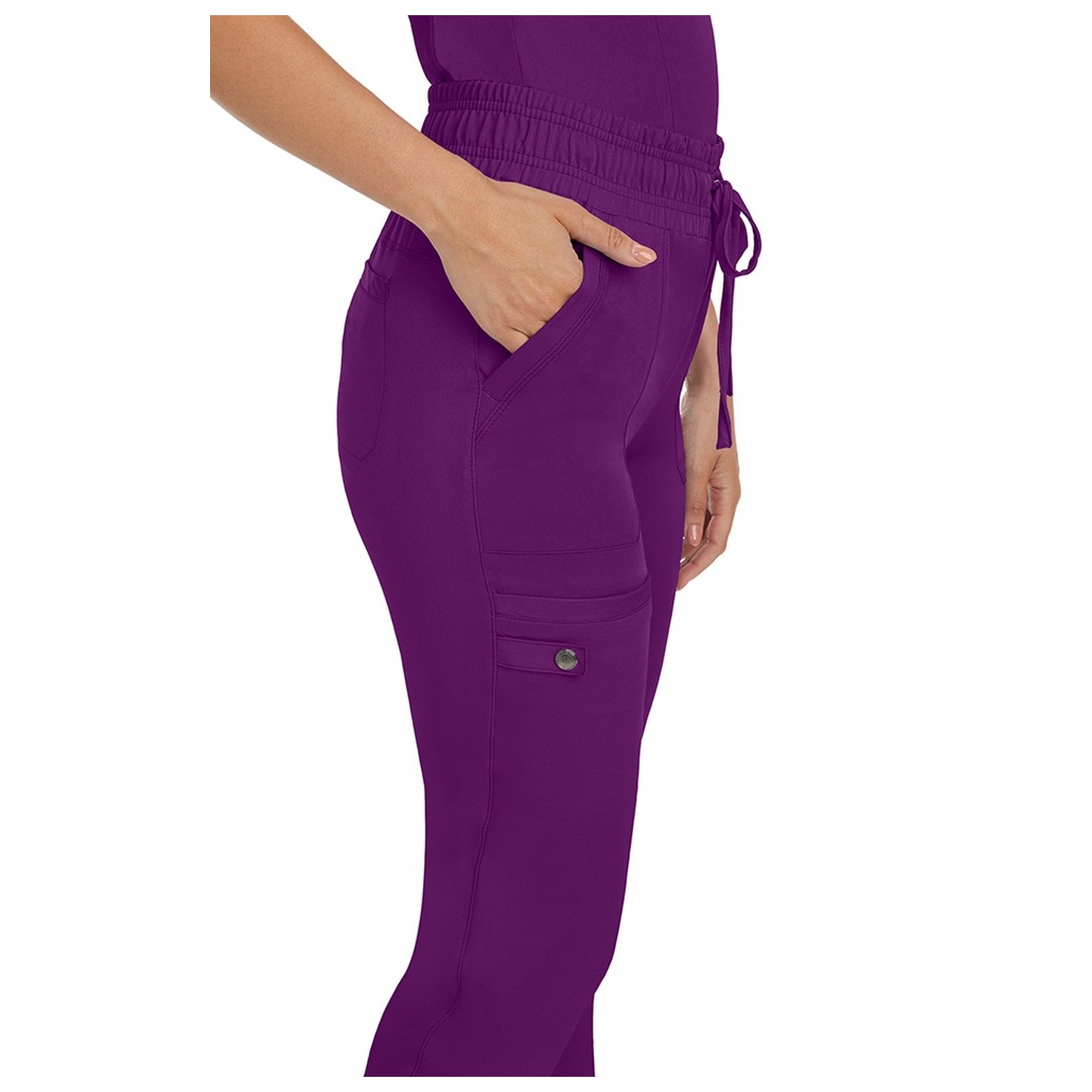 9575P Petite HH Works Renee Jogger With Full Elastic Waistband And Drawstring Pant
