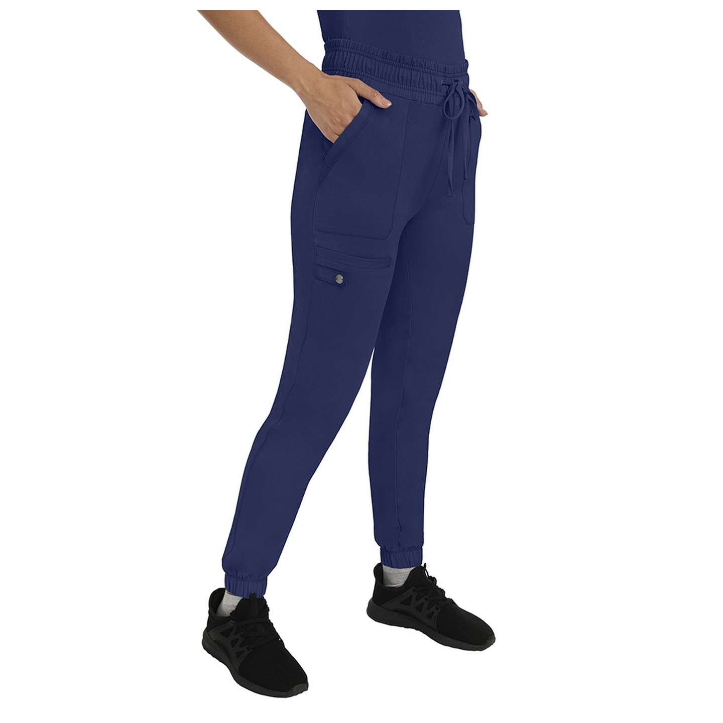 9575P Petite HH Works Renee Jogger With Full Elastic Waistband And Drawstring Pant