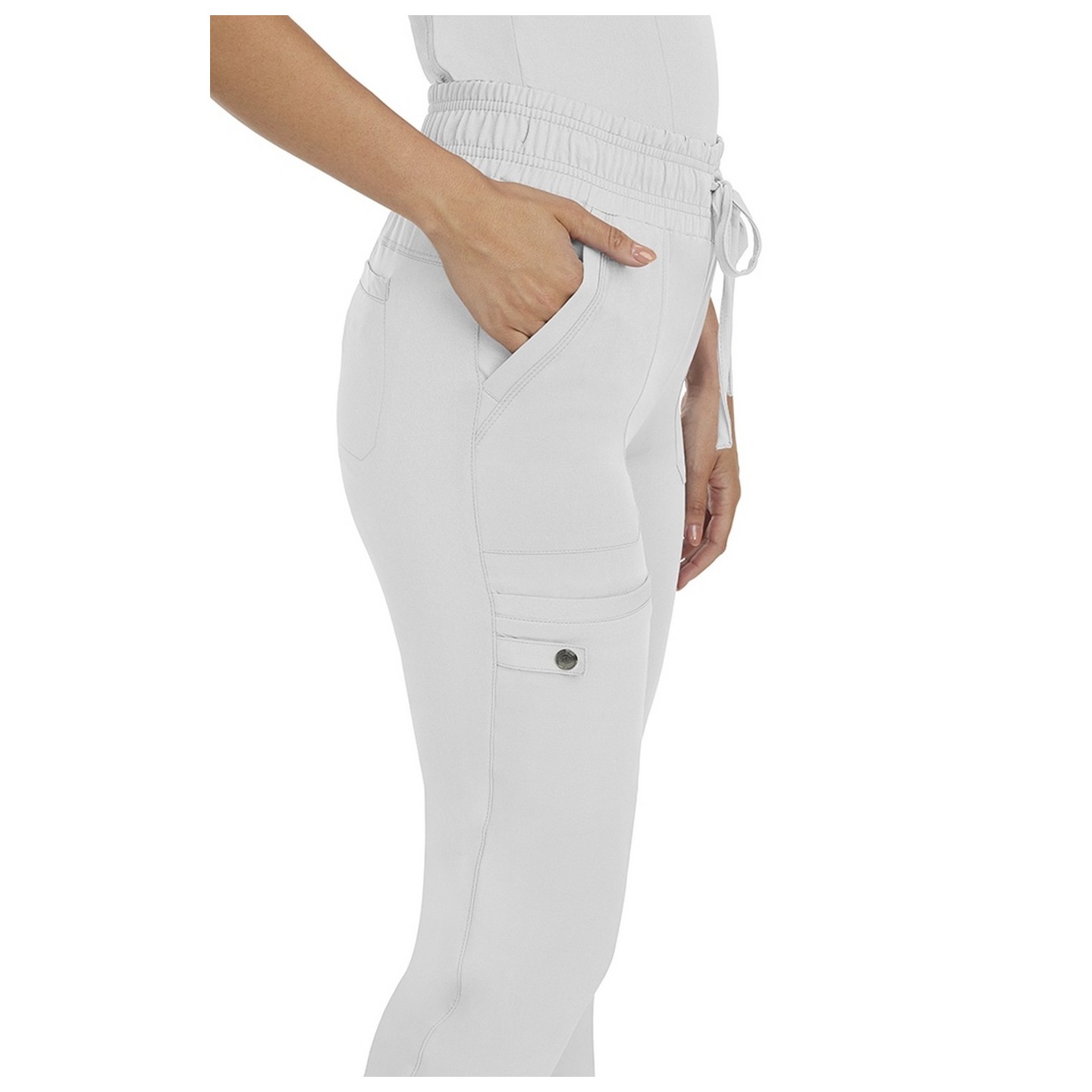 9575P Petite HH Works Renee Jogger With Full Elastic Waistband And Drawstring Pant